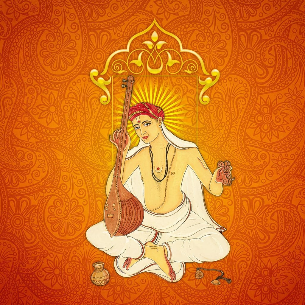 Portrait of Saint Tyagaraja